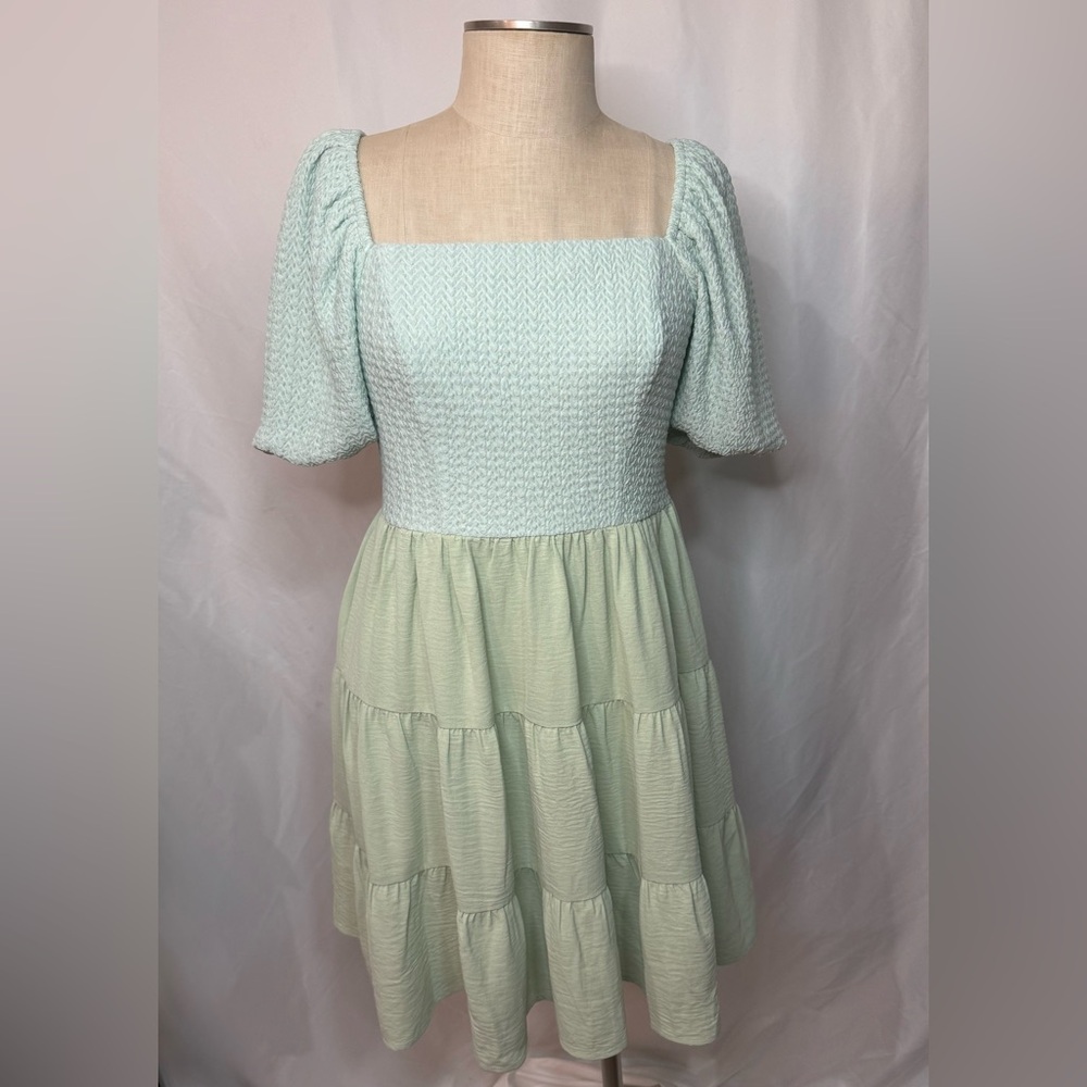 NWOT Haptics by Holly Harper Mint Green Boho Dress Size Small